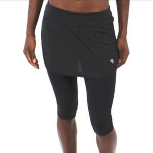 Mountain Hardwear Run Skapri 2-in-1 Leggings Attached Skirt Women’s Size Large